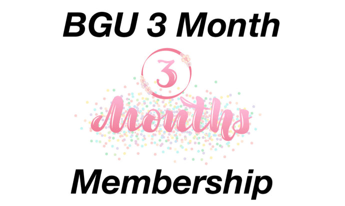 BGU 3 Month Membership
